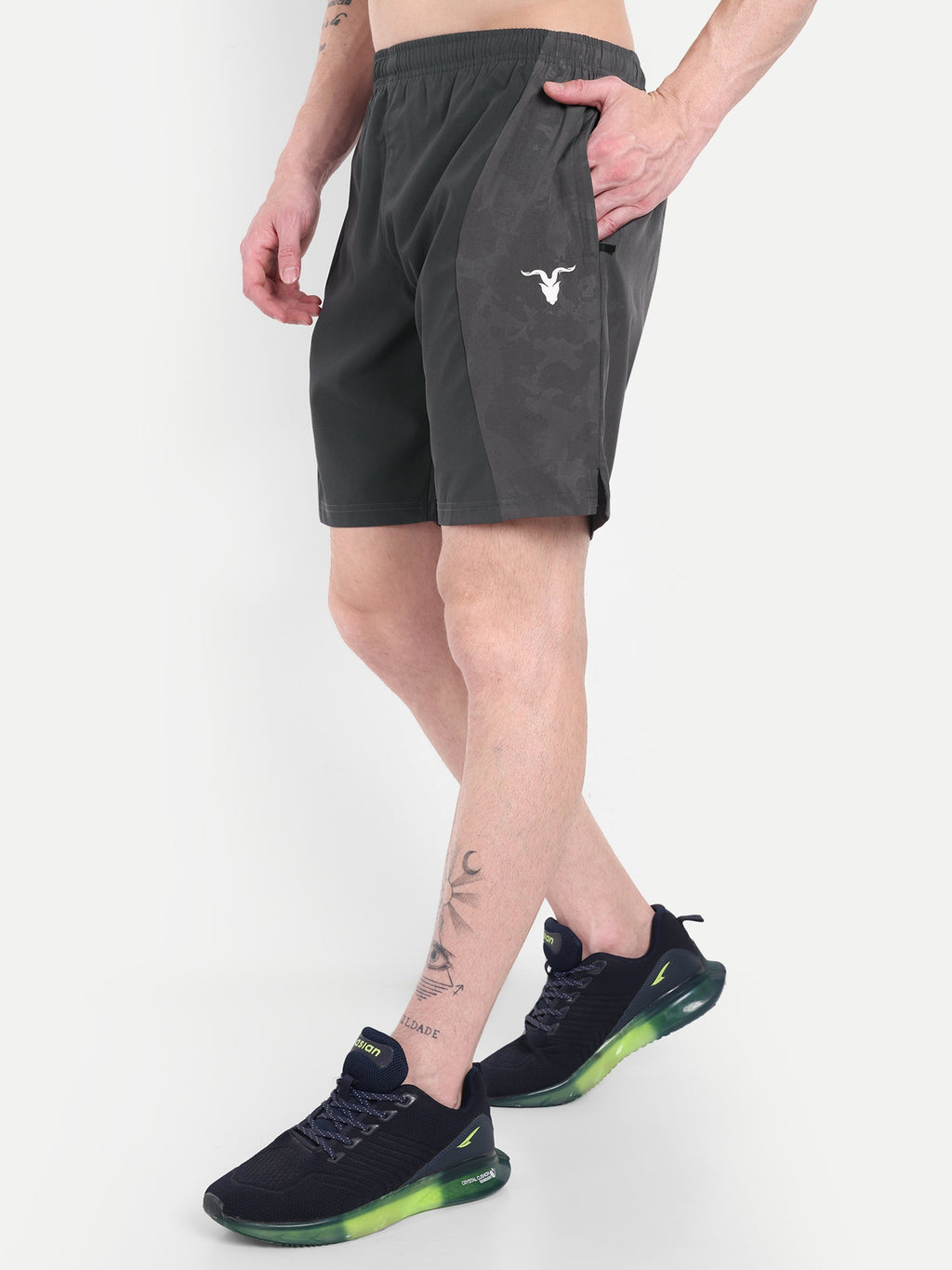 Men’s Dri-FIT Training Shorts – Dark Gray | BullVibe